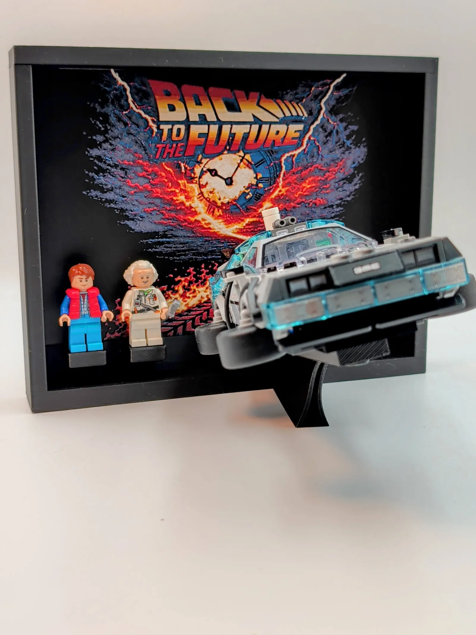 LEGOs Speed Champions - Back to the Future Display