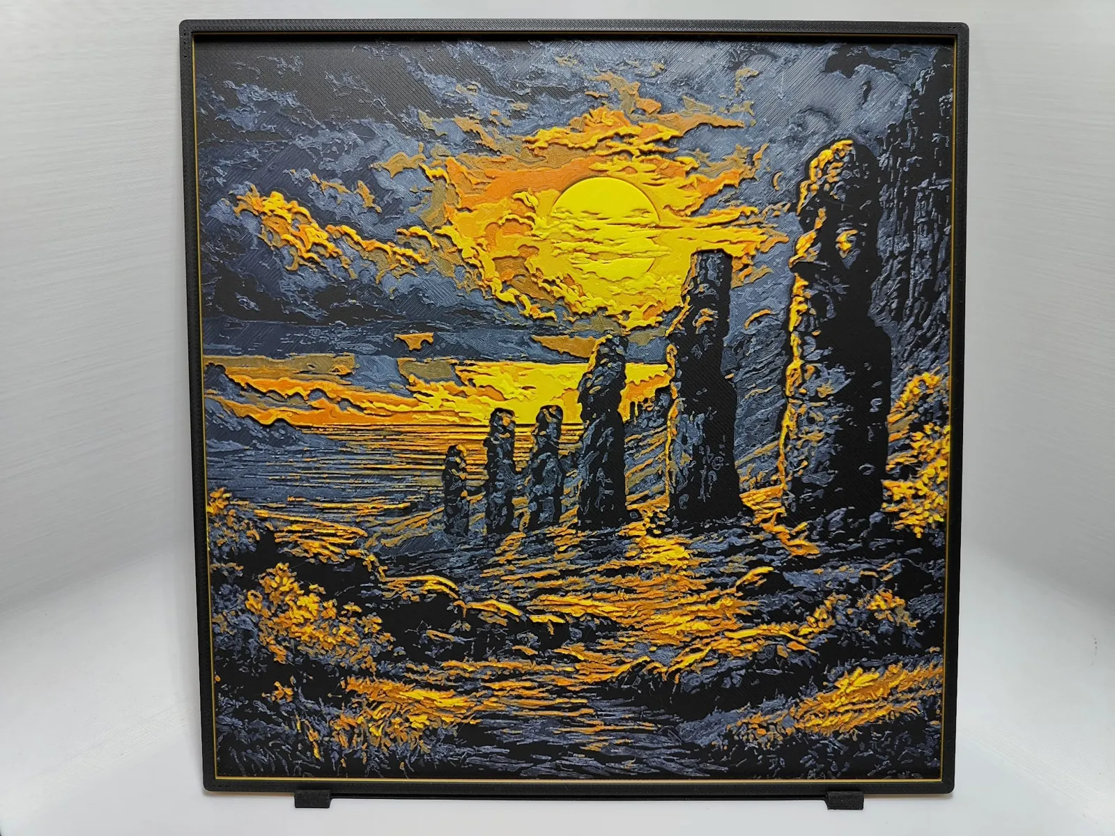 Easter Island Sunset - Hueforge