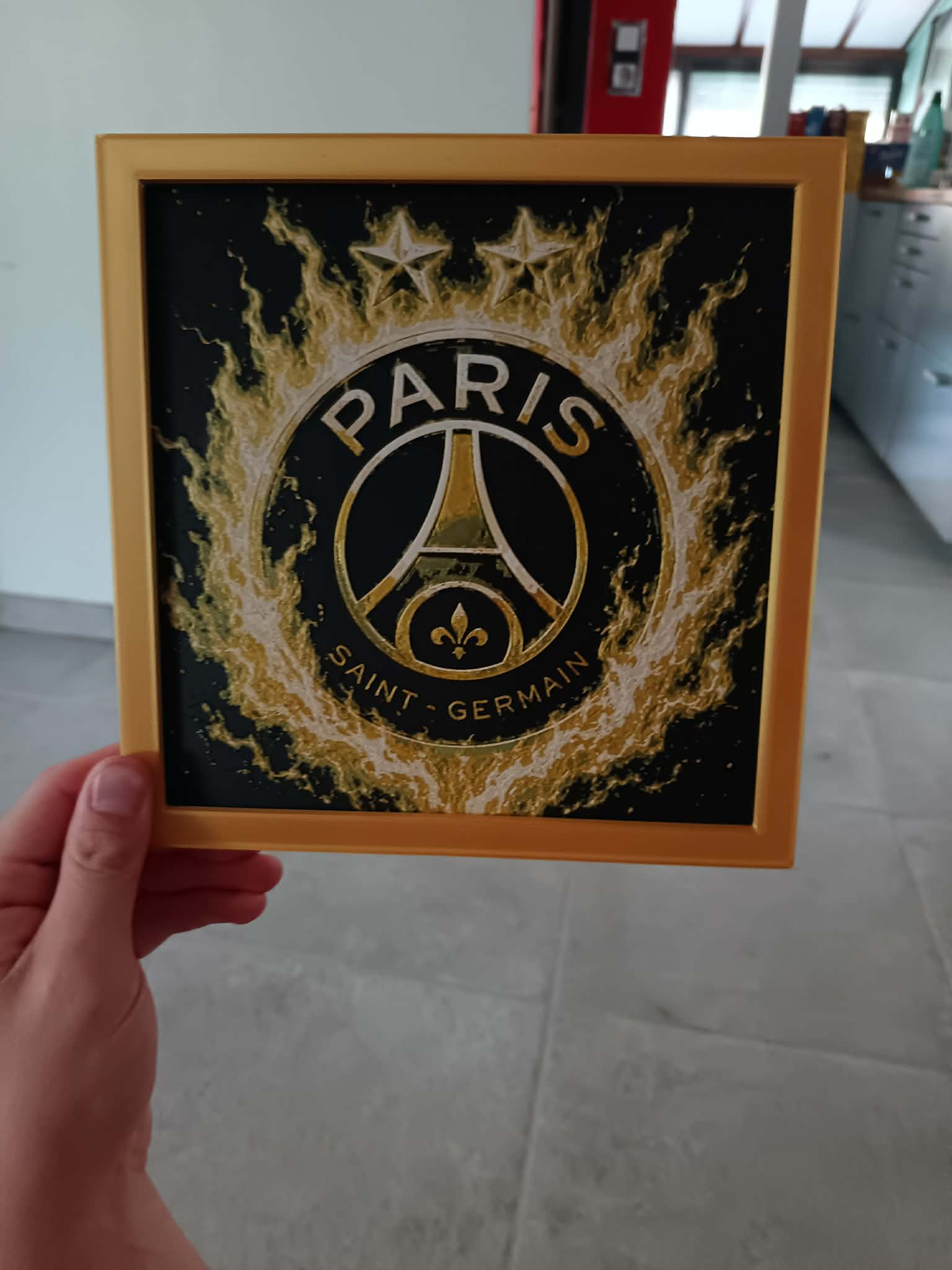 logo PSG flamme