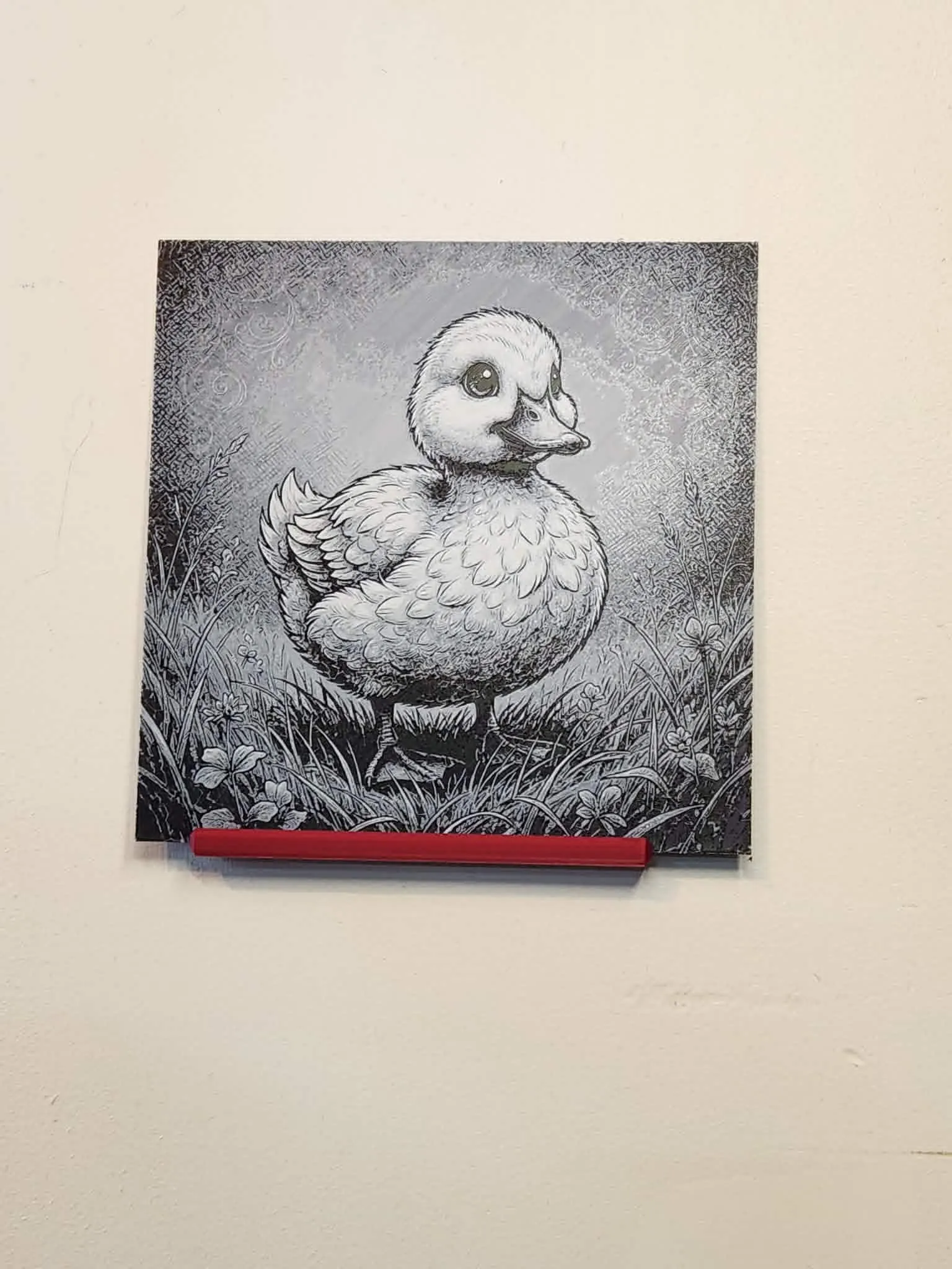 Hueforge - Cute Duckling in Grass