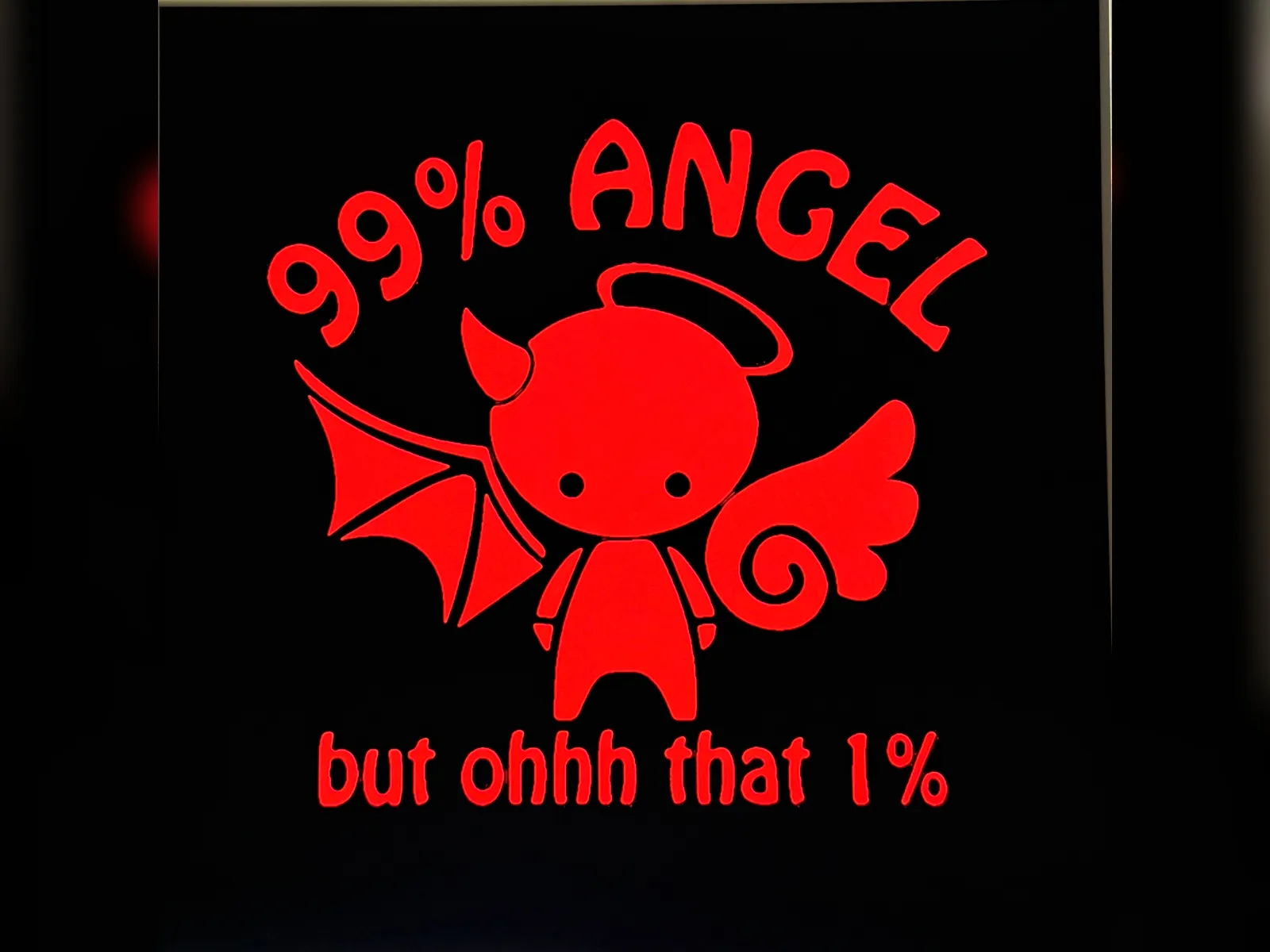 99% Angel HueForge Print