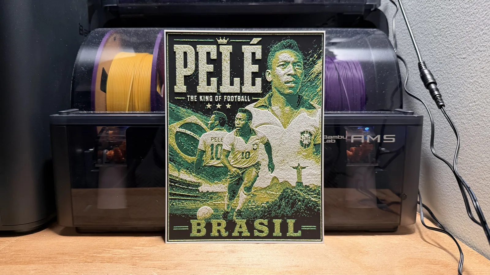 Pelé Poster HueForge
