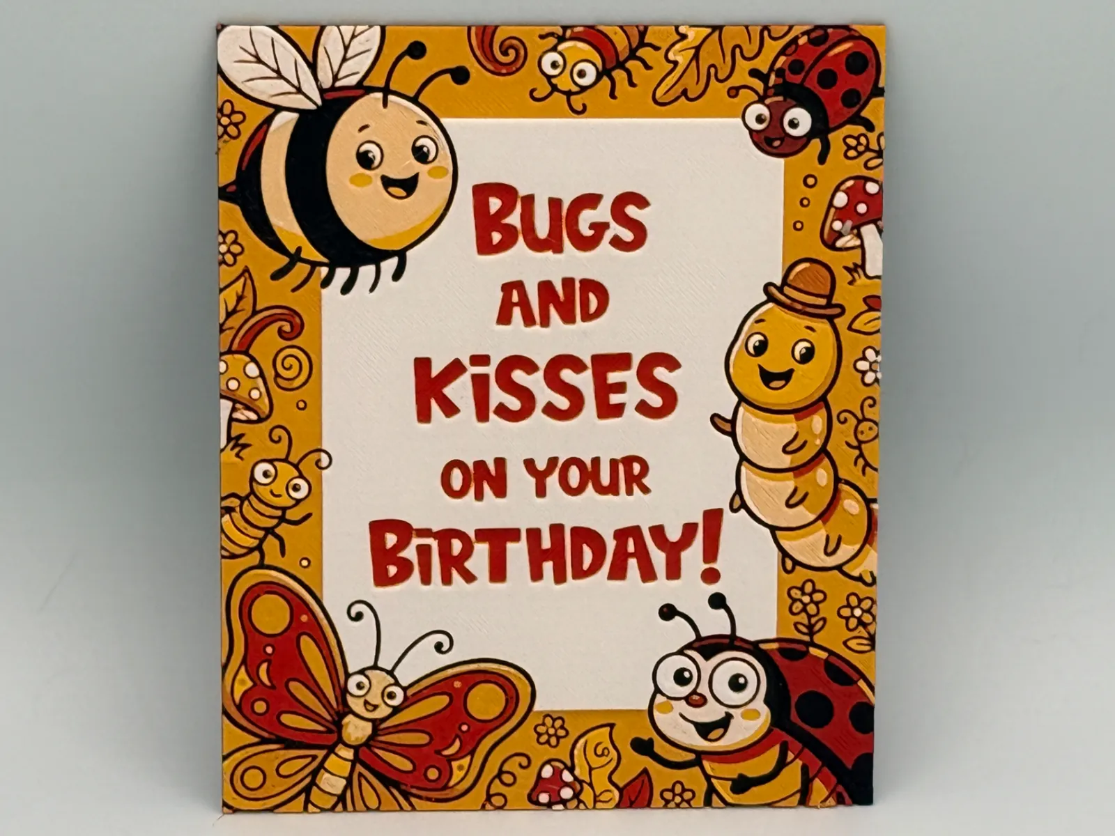 Bugs and Kisses Birthday Hueforge