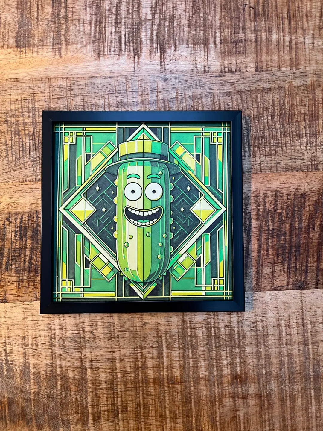 Art Deco - Pickle Rick ! Rick and Morty Hueforge