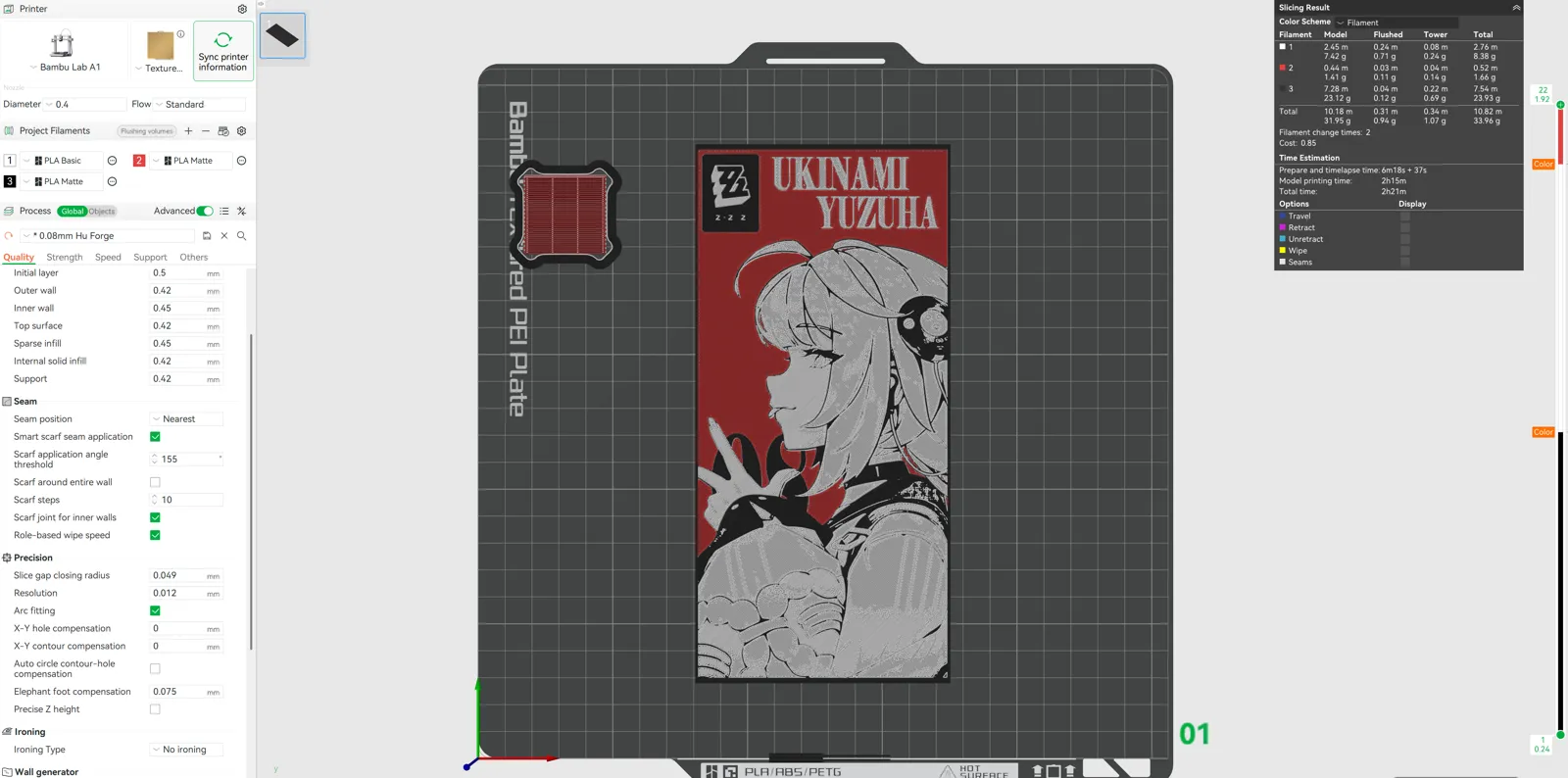 Ukinami Yuzuha Hue Forge from ZZZ
