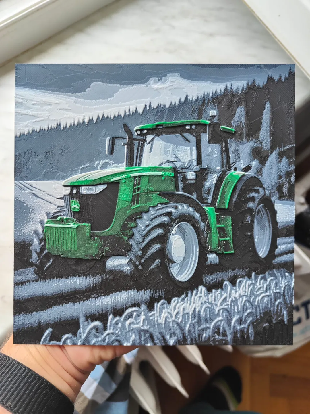 John Deere Tractor - Hueforge