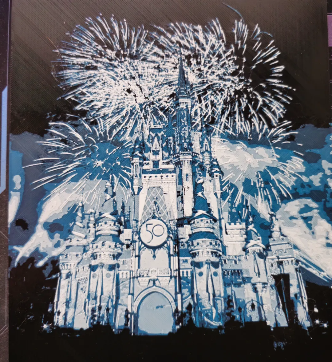 Magic Kingdom Fireworks Color Pop Hue Forge
