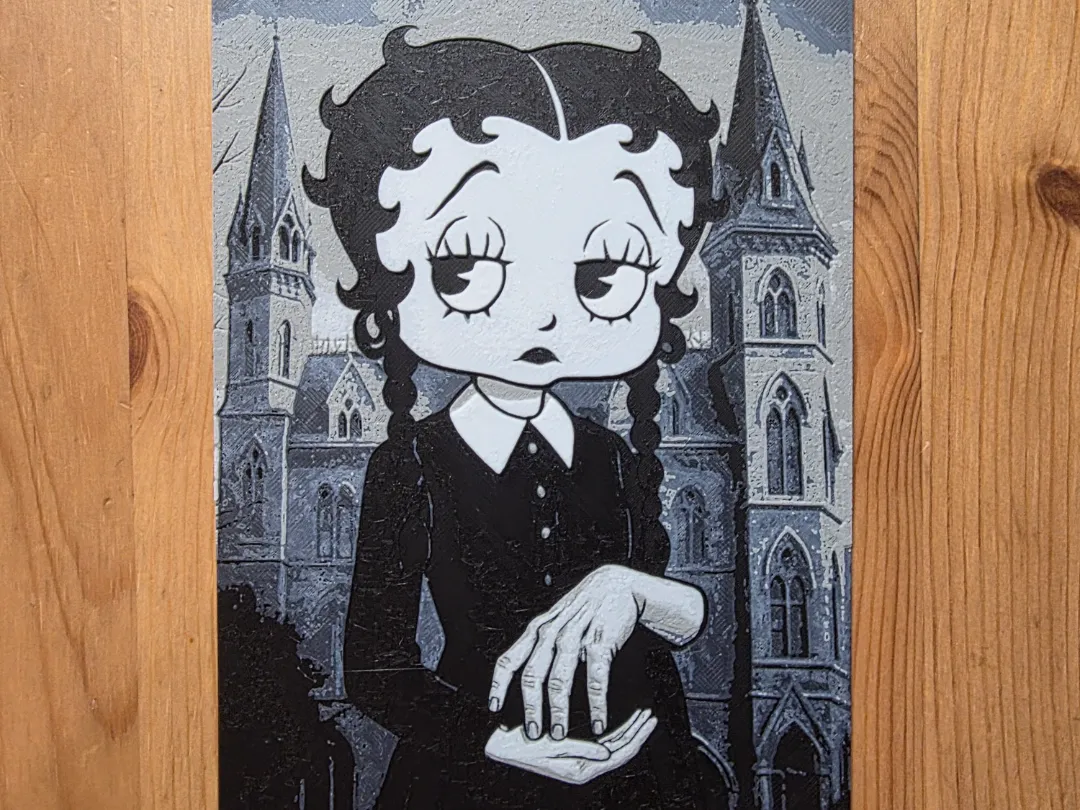 Wednesday Betty Boop Hueforge