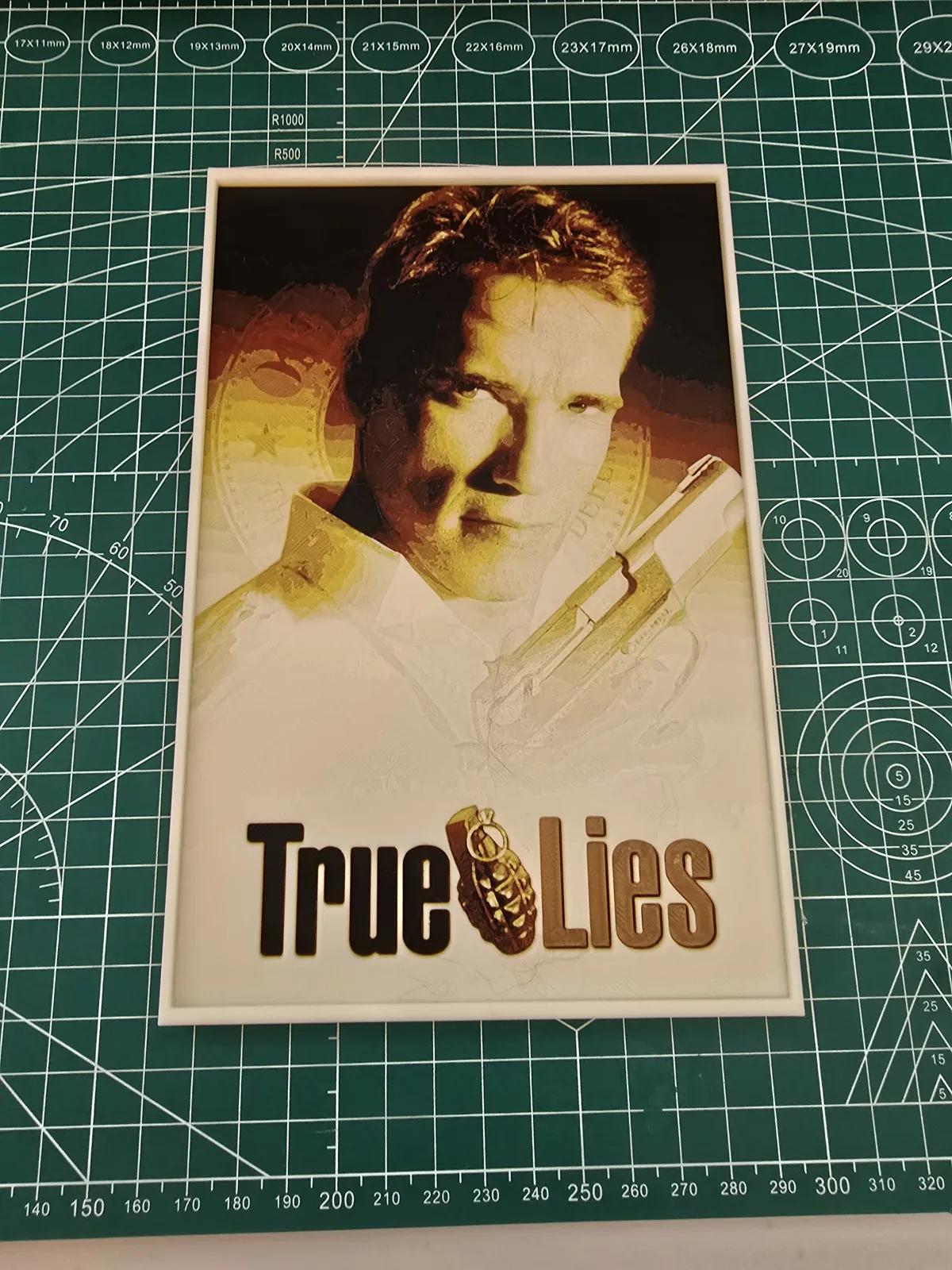 True Lies Movie Poster - Hueforge Art