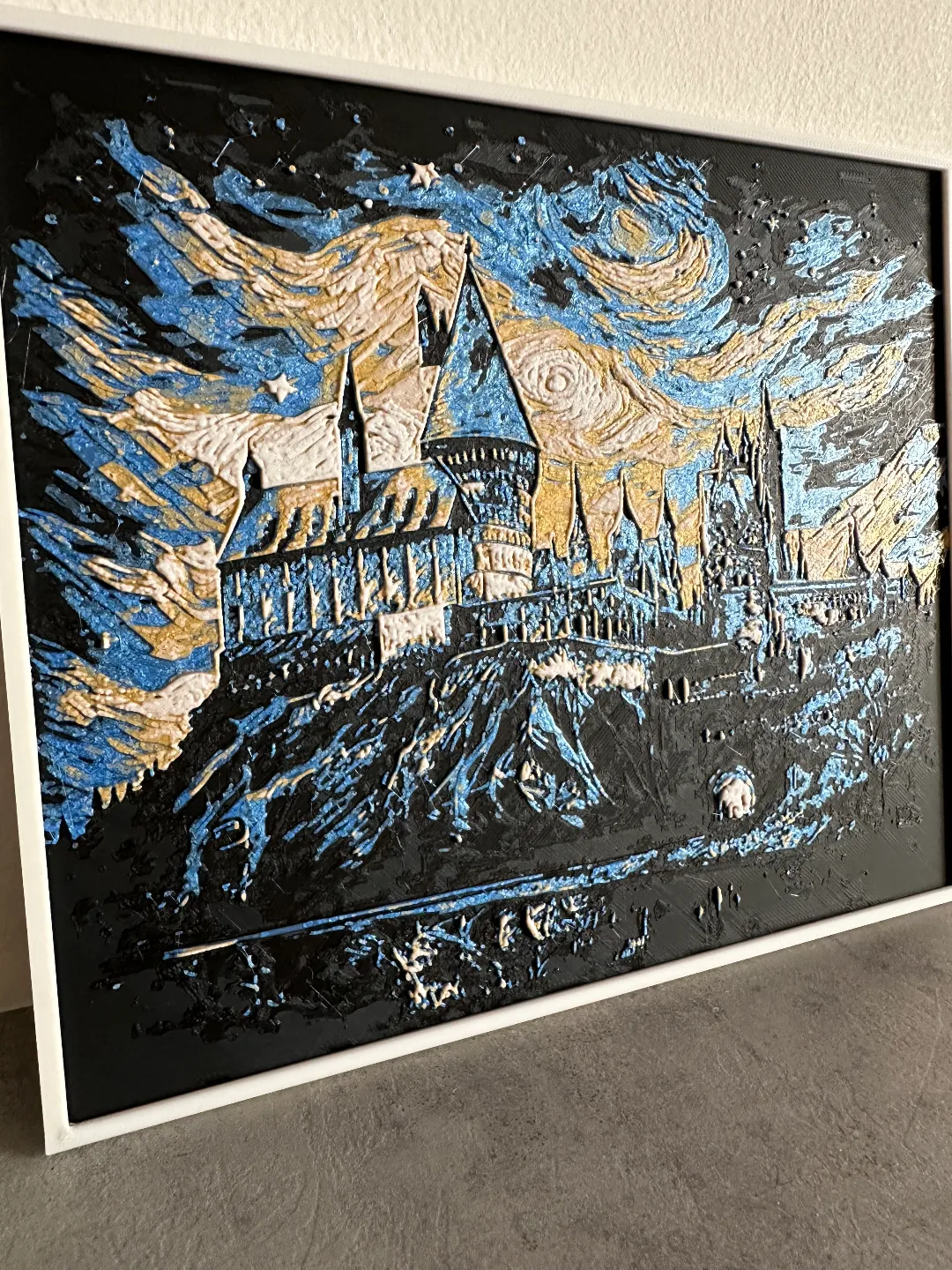 HOGWARTS VAN GOGH STYLE. HARRY POTTER HUEFORGE