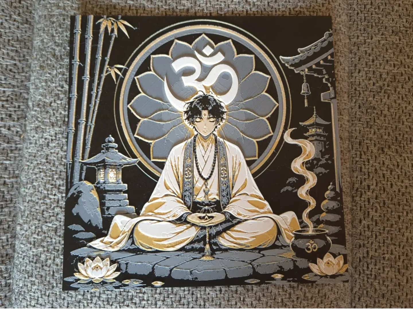 Anime Zen - HueForge Wall Art