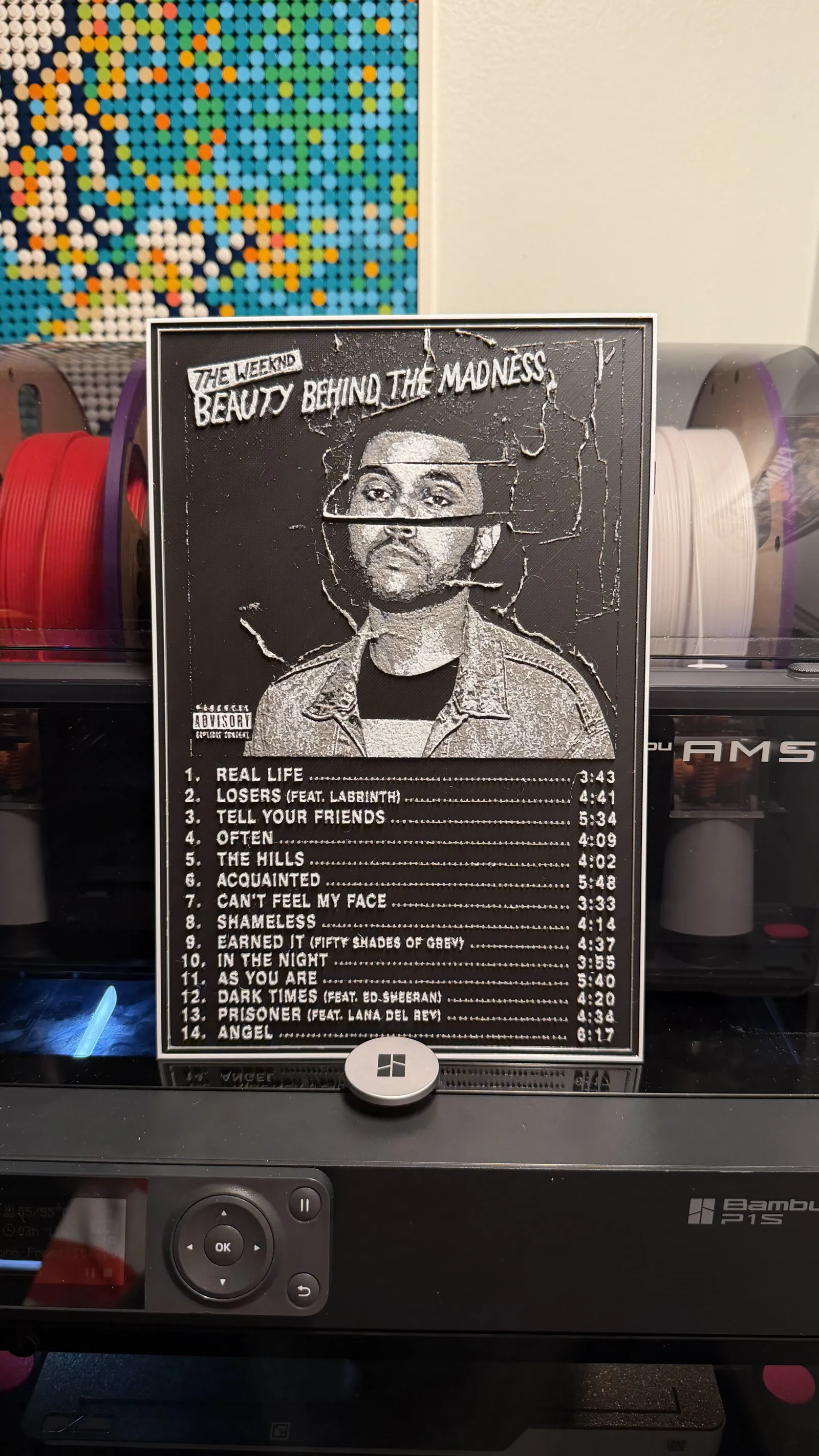 TheWeeknd Beauty Behind the Madness Album HueForge