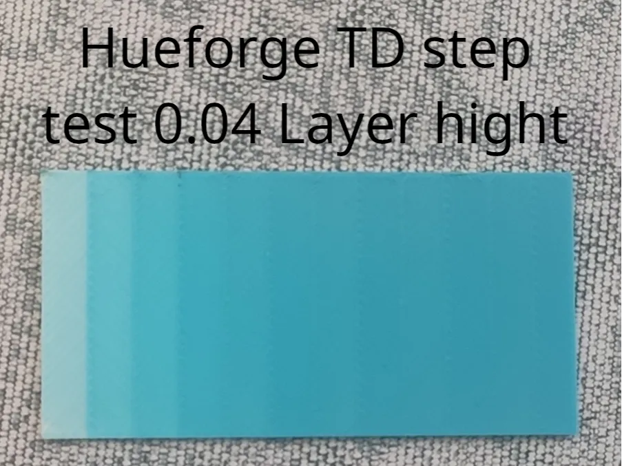 Hueforge TD Test Step 0.04 Layer Hight