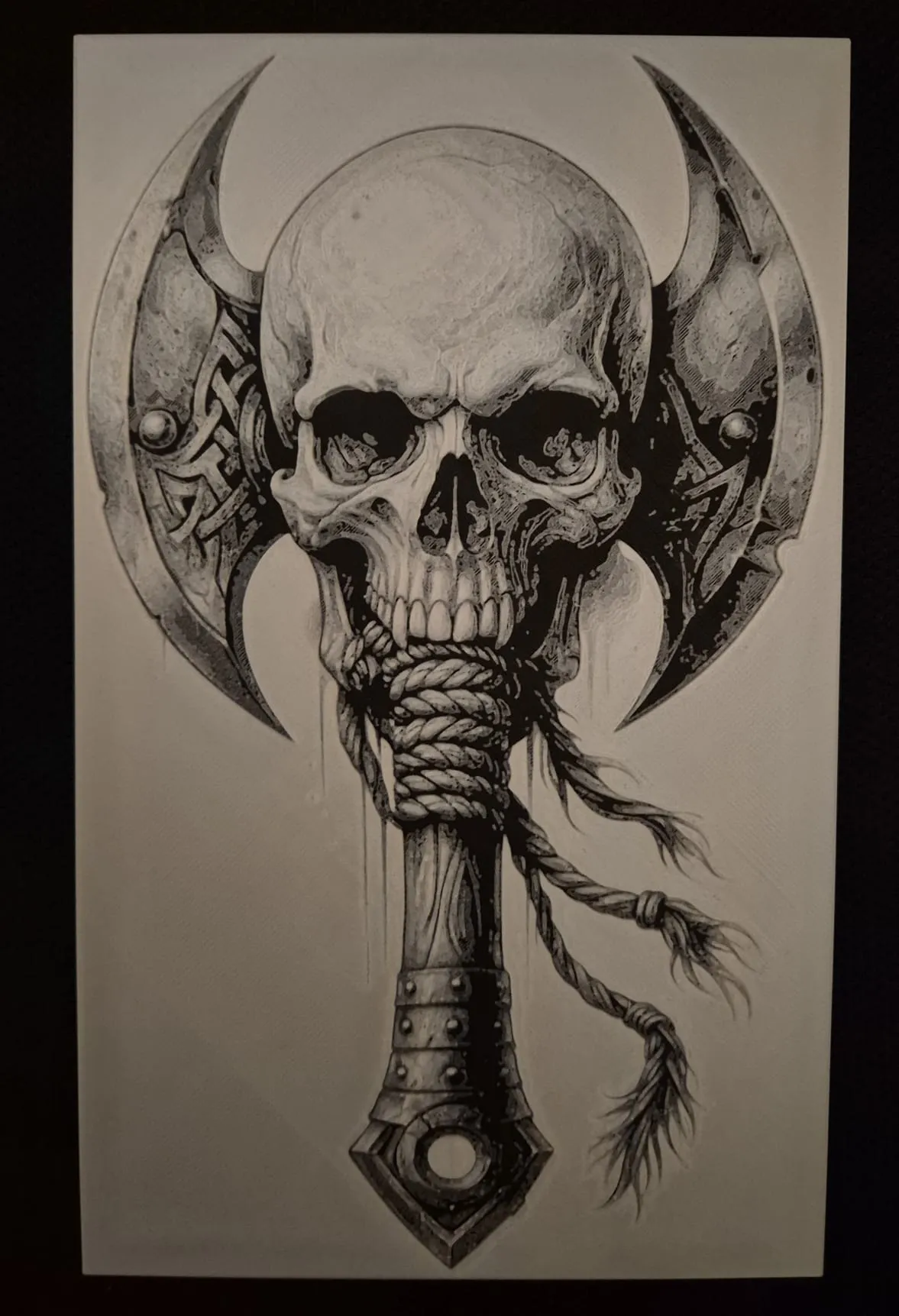Skull Axe hueforge