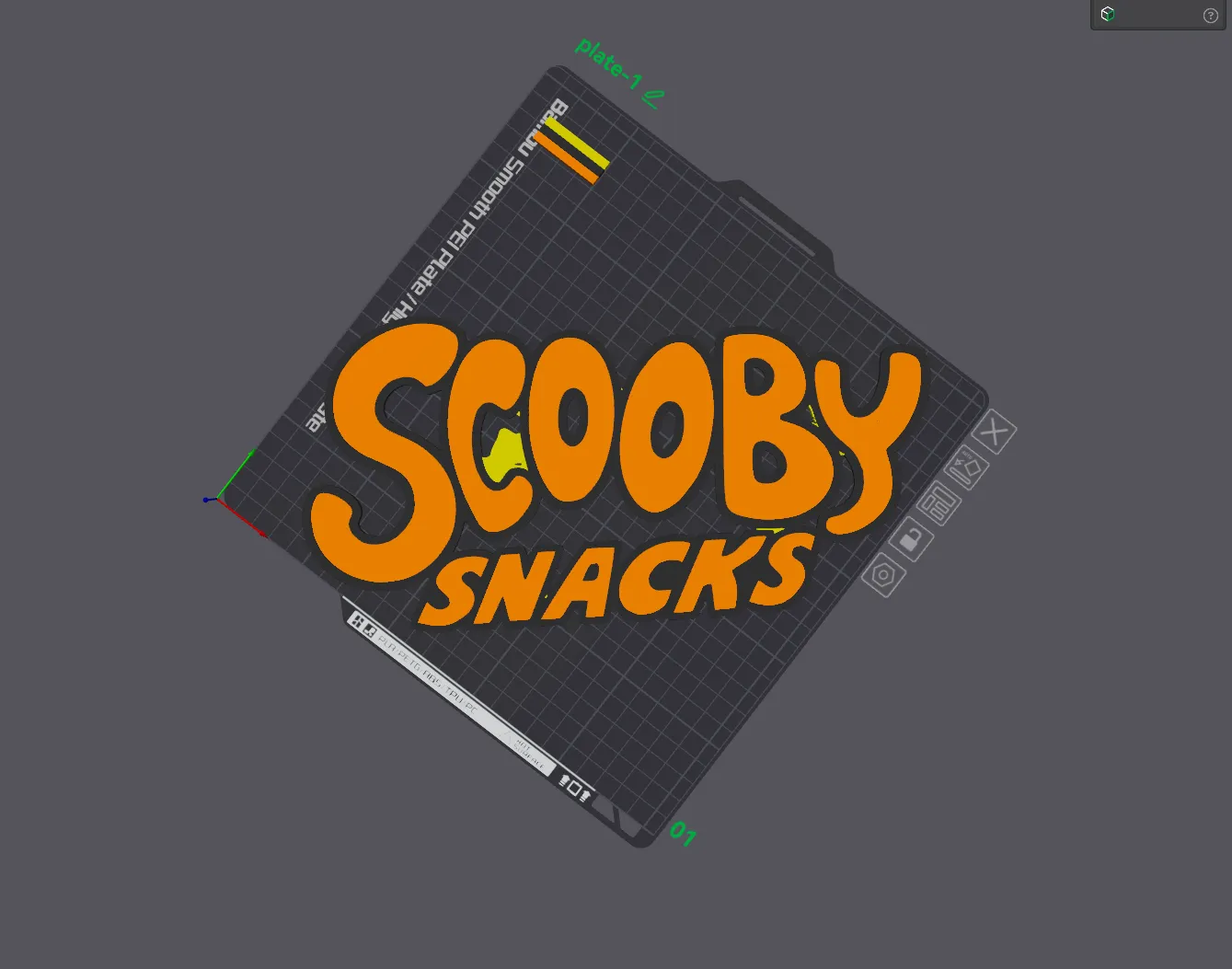 SCOOBY SNACKS LOGO WALL SIGN