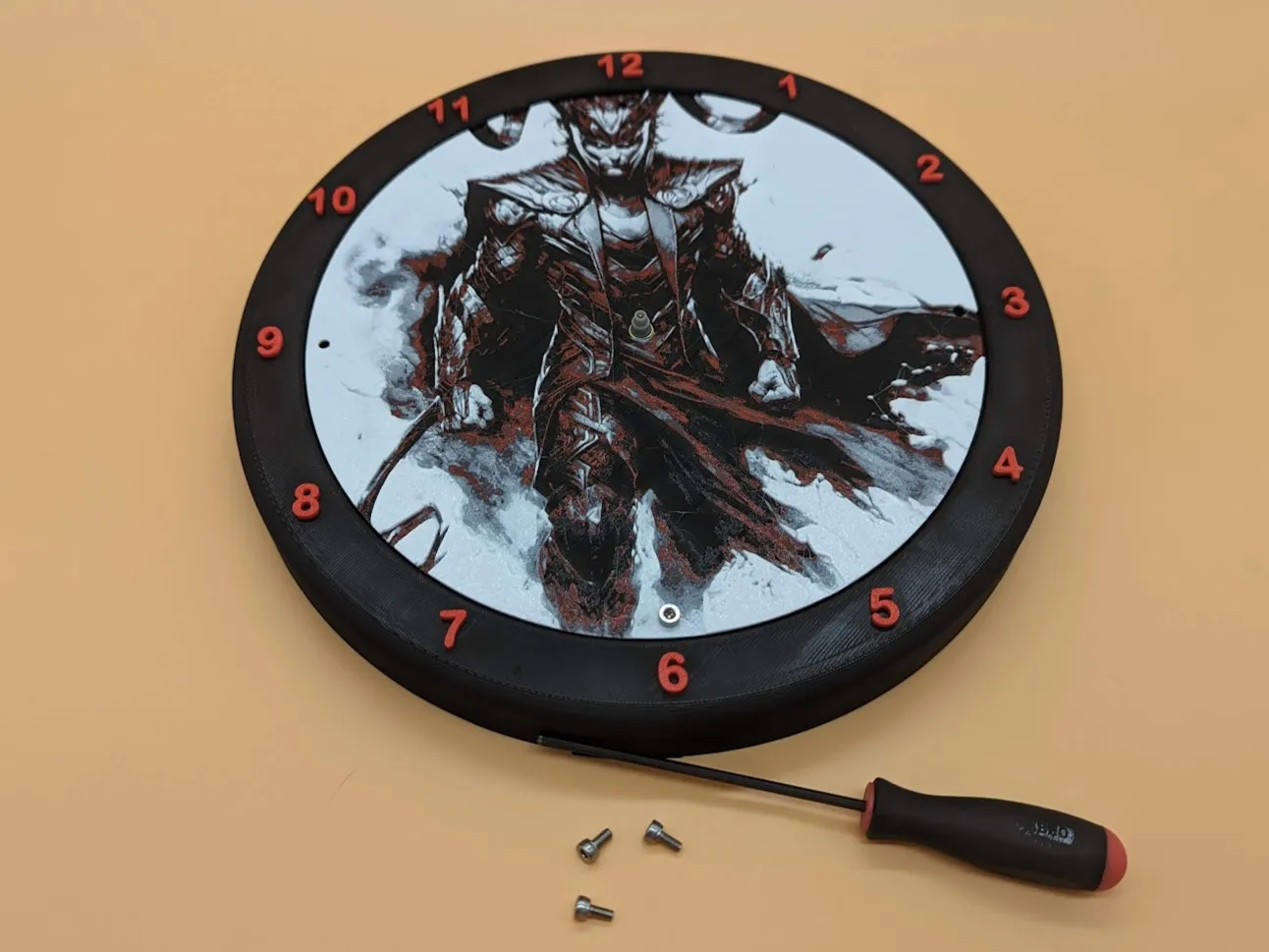 Clock With Loki Hueforge Image. Or Use Your Own Image.