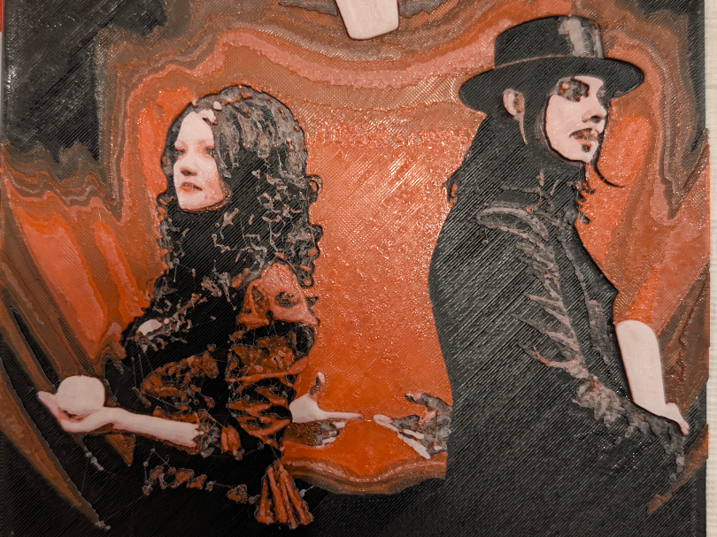 White Stripes - Get Behind Me Satan Cover Hueforge