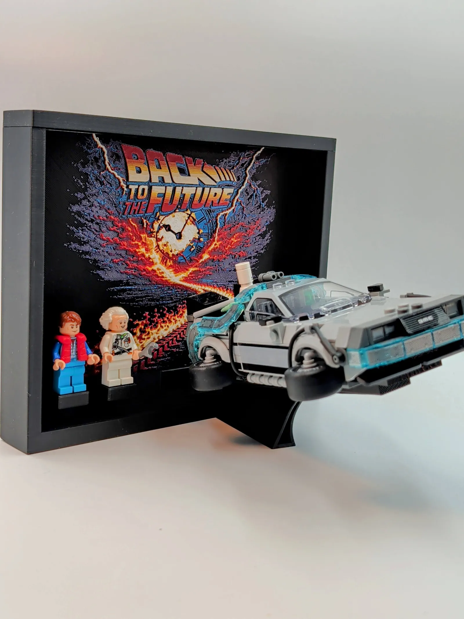 LEGOs Speed Champions - Back to the Future Display
