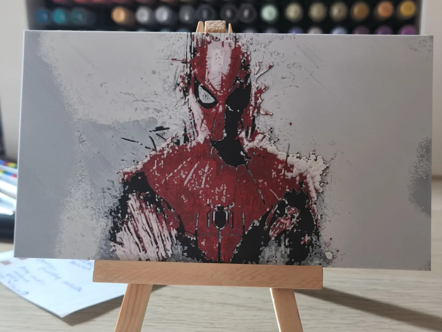Spider-Man Hueforge