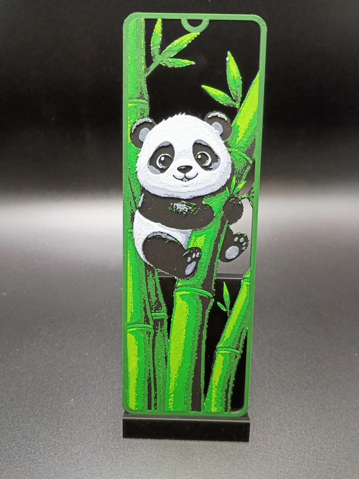Panda V2, Framed Cutout Bookmark