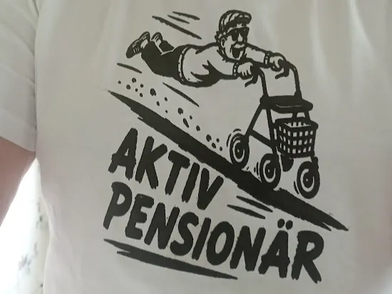 T-shirttryck Aktiv pensionär