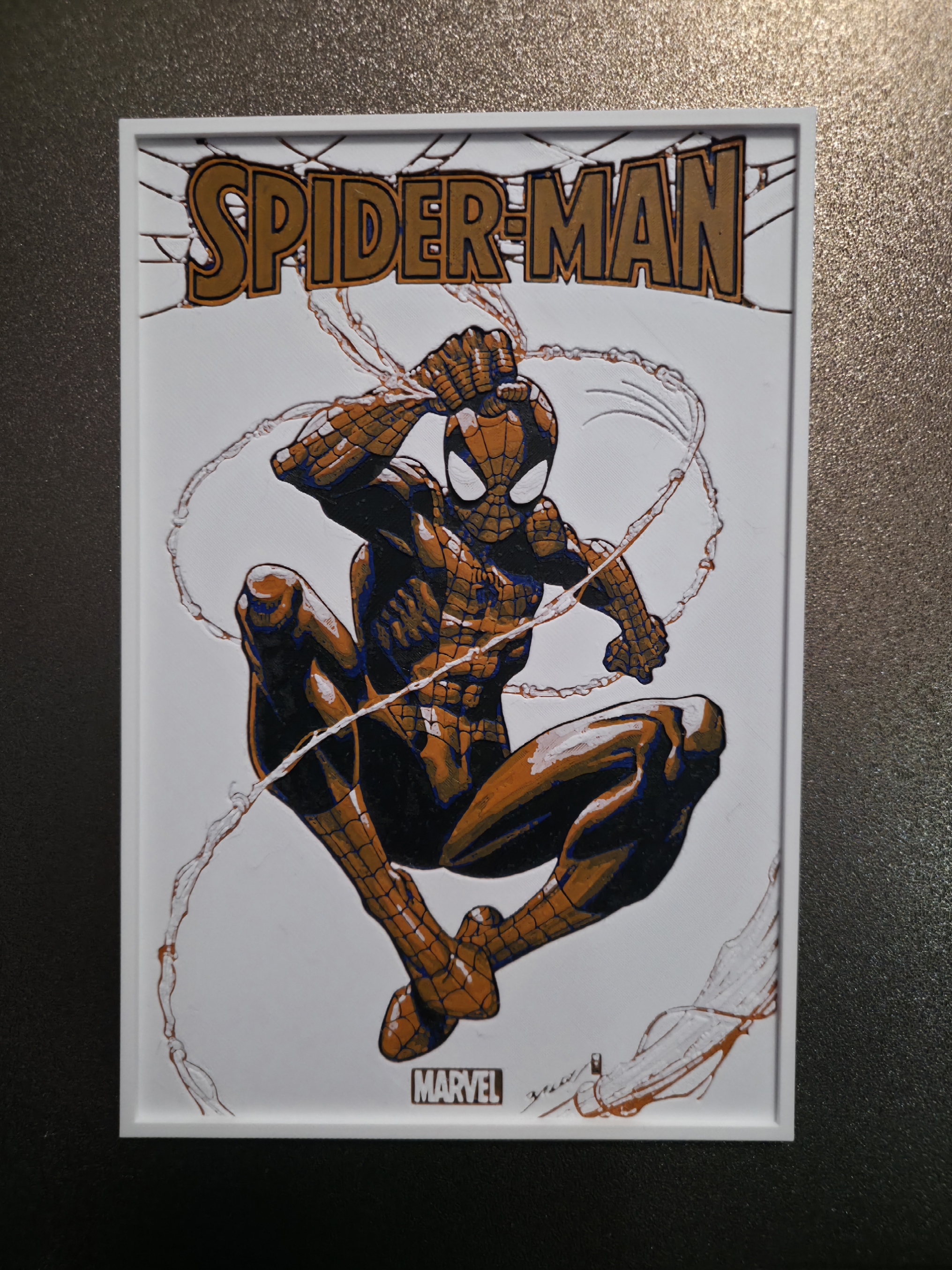 Spider-Man Hueforge