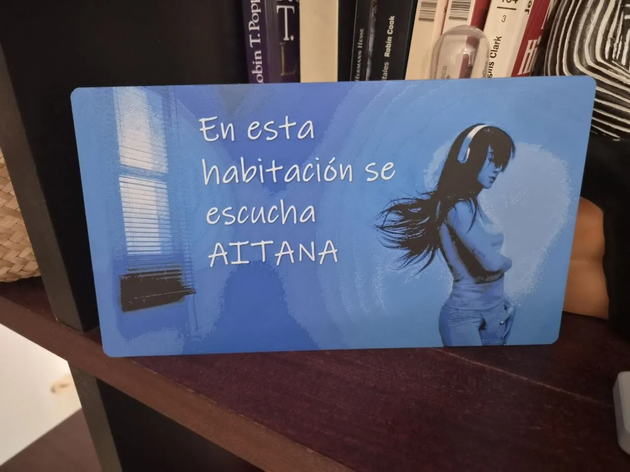 AITANA OT - Cartel habitación - Cuarto Azul