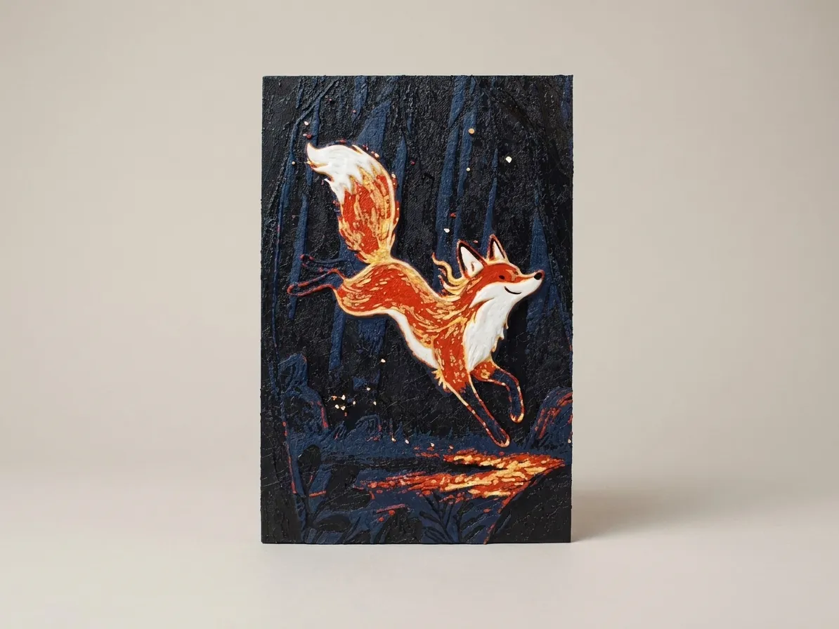 Forest Fox - Hueforge / 2D Art