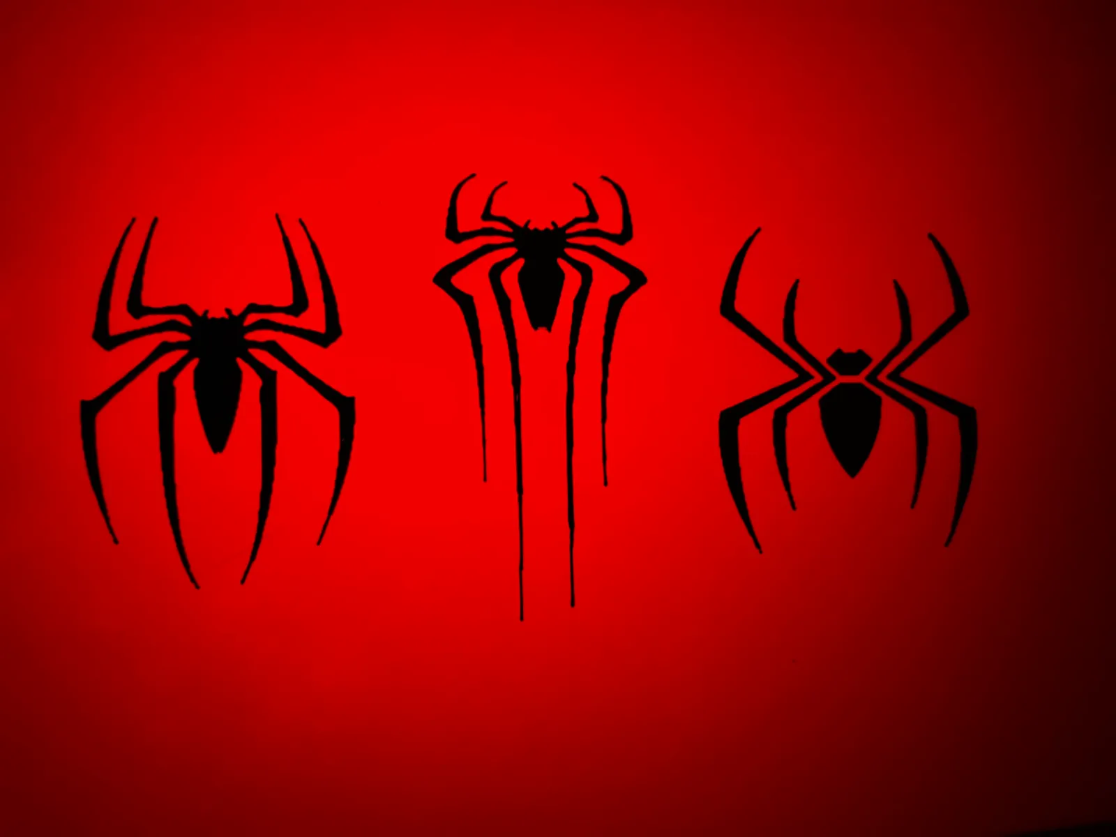 All 3 Spider-Man Logo's Hueforge