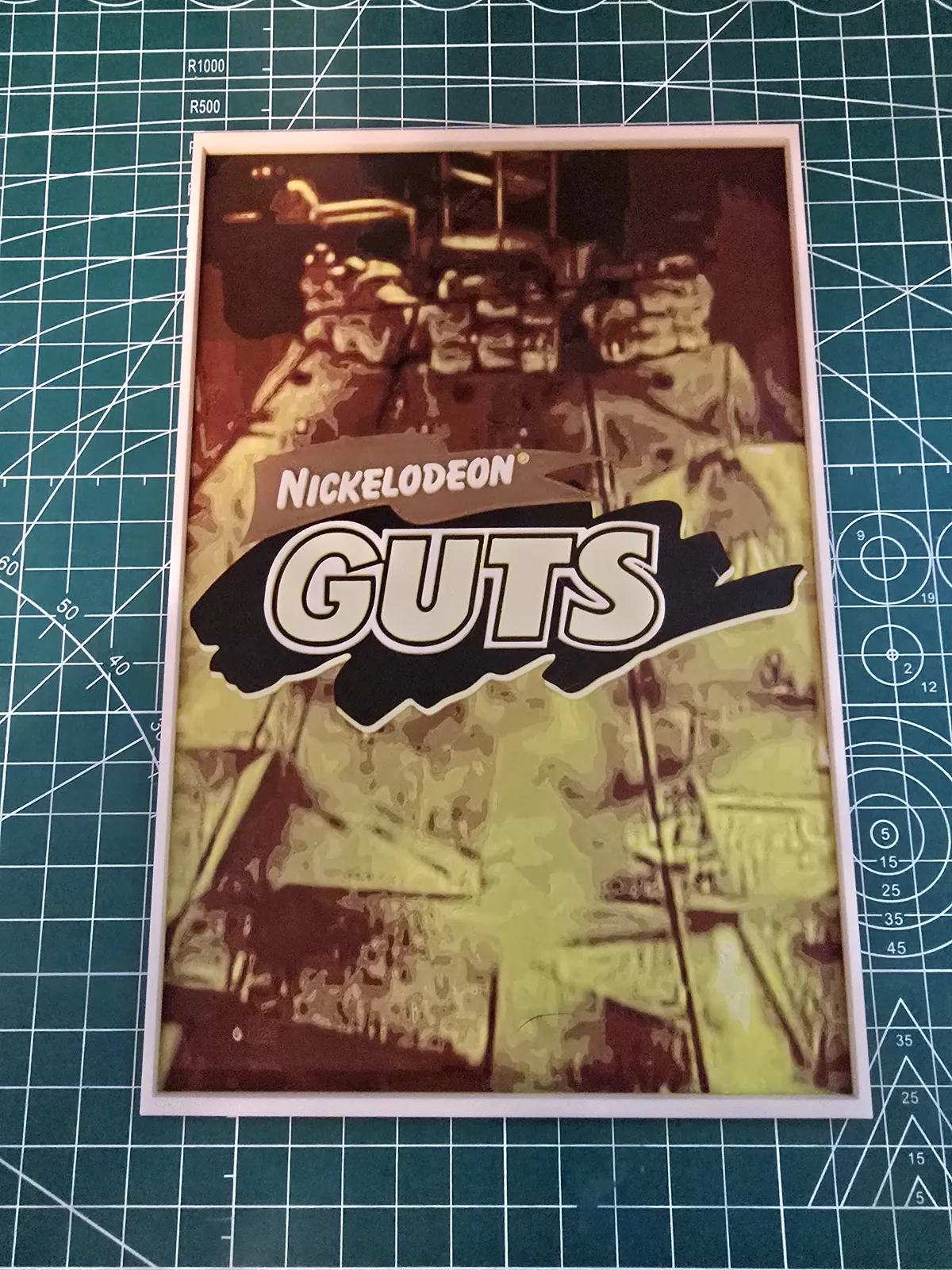 Nickelodeon GUTS Poster - Hueforge Art