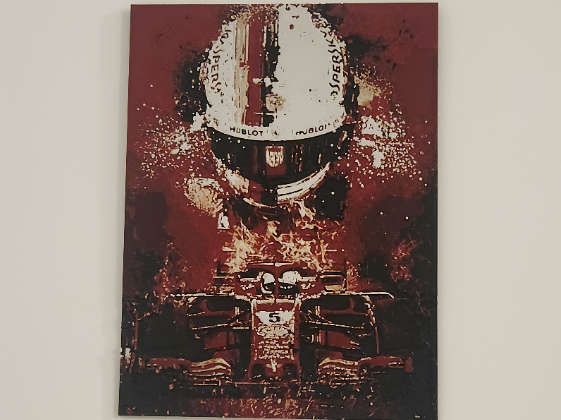 Sebastian Vettel Ferrari Hueforge