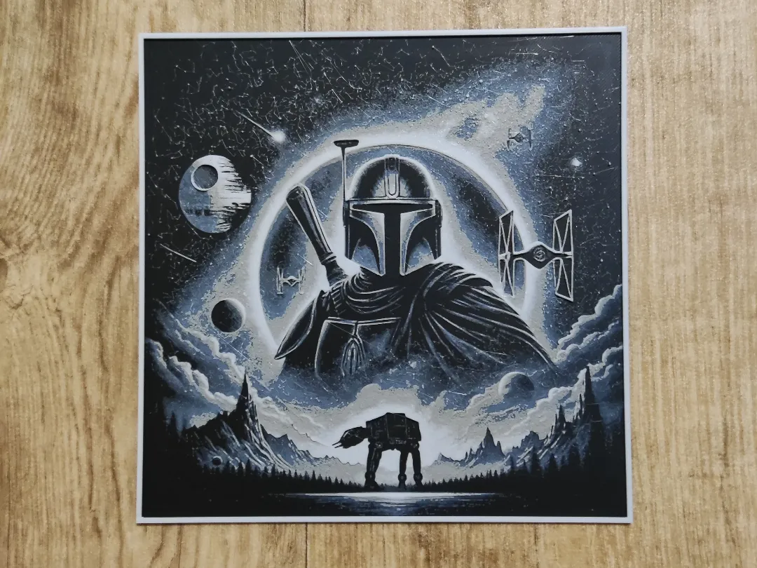 Mandalorian and Star Wars - hueforge