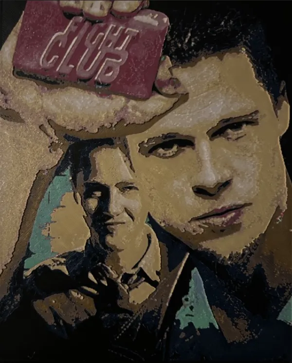 Hueforge Movie Poster - Fight Club -