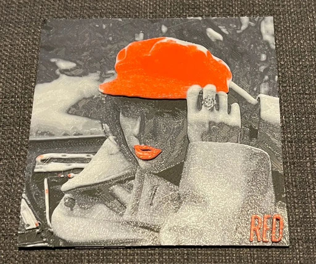 Red (Taylor's Version) Hueforge Print