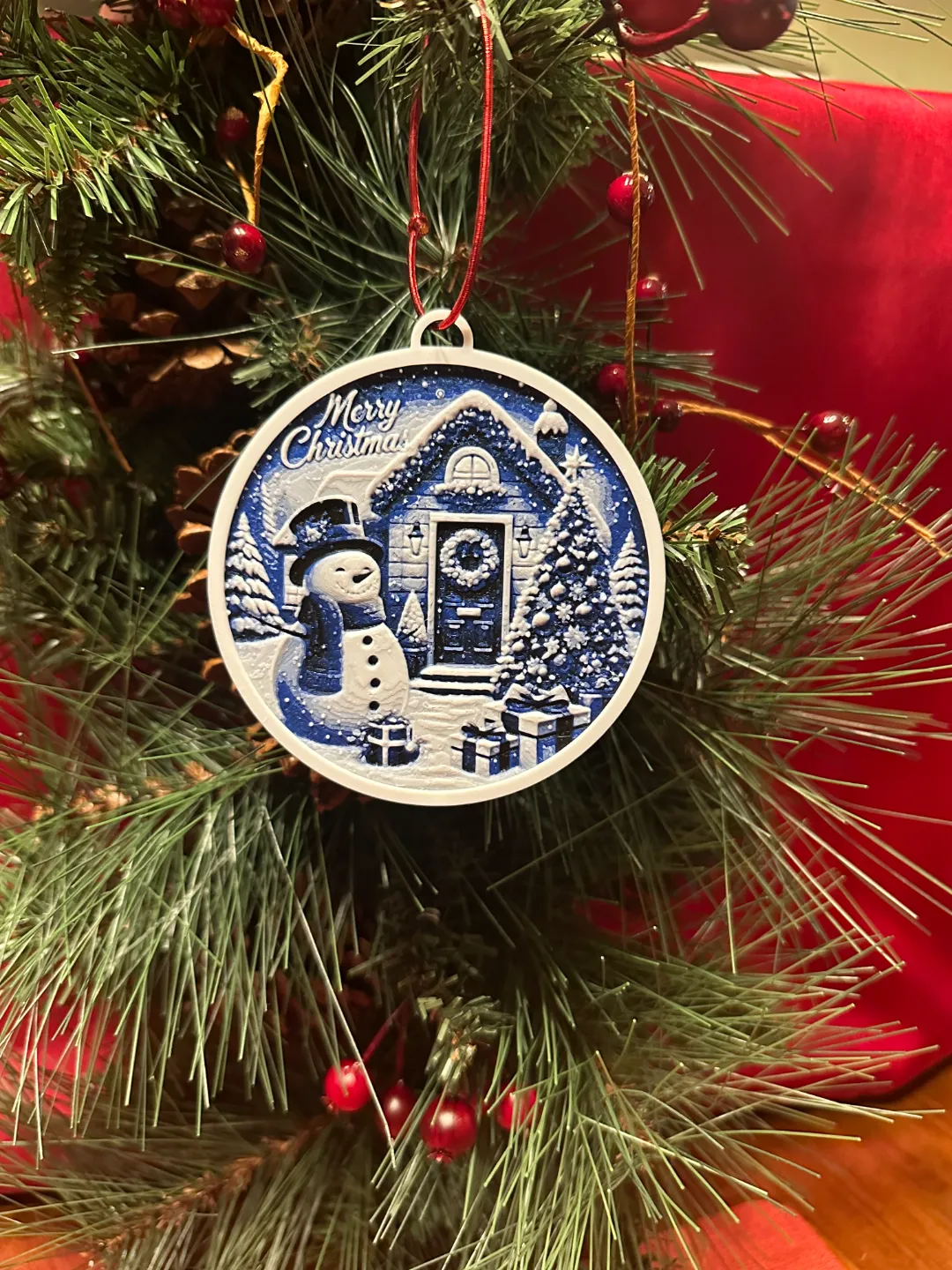 1.5 Hour per Cute Christmas Snowman Ornaments