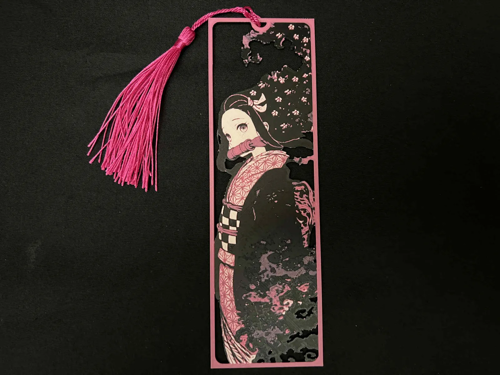 Nezuko Framed Cutout, Demon Slayer Bookmark