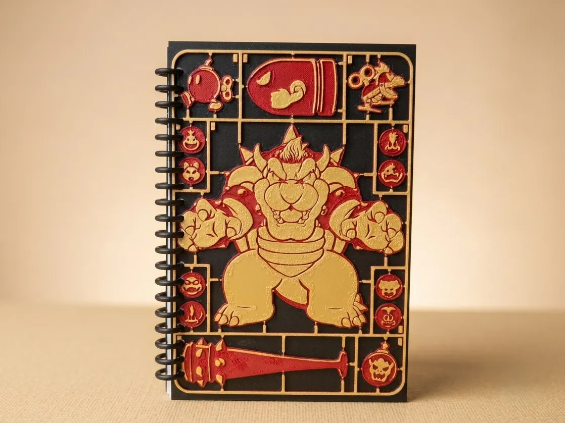 Mario Villain Bowser Notebook Cover