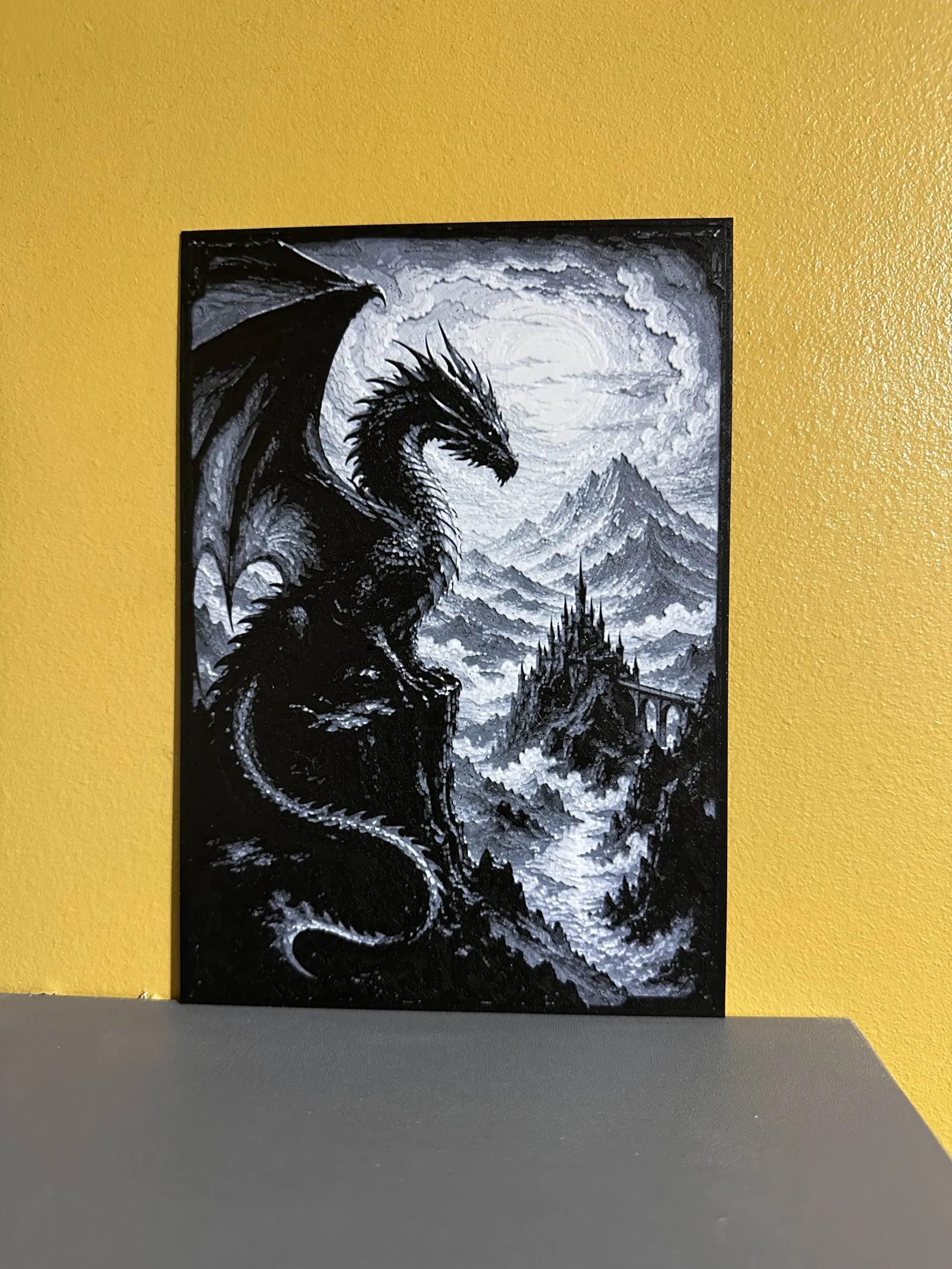 Moon Dragon Hueforge (Filament Painting)