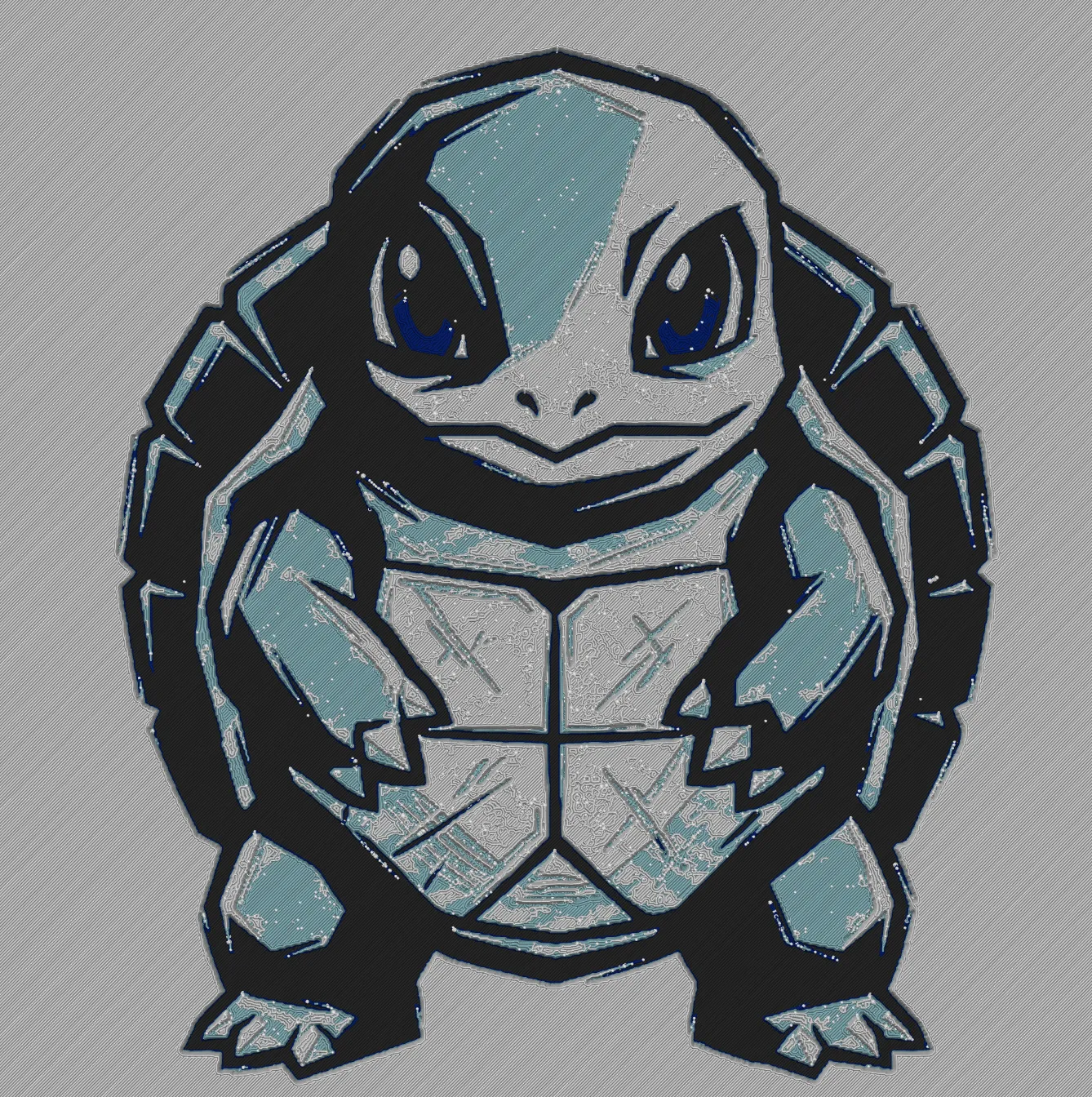 Squirtle HueForge – Arcane-Inspired Pokemon