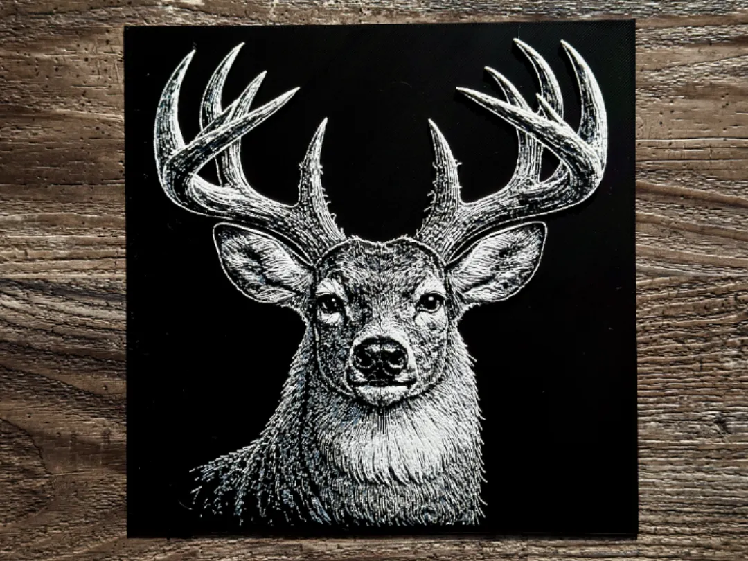 Whitetail Deer HueForge Wildlife Series