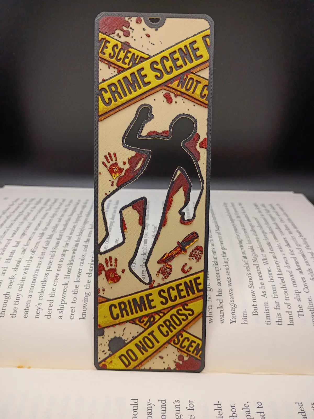 Crime Scene, Mystery Bookmark