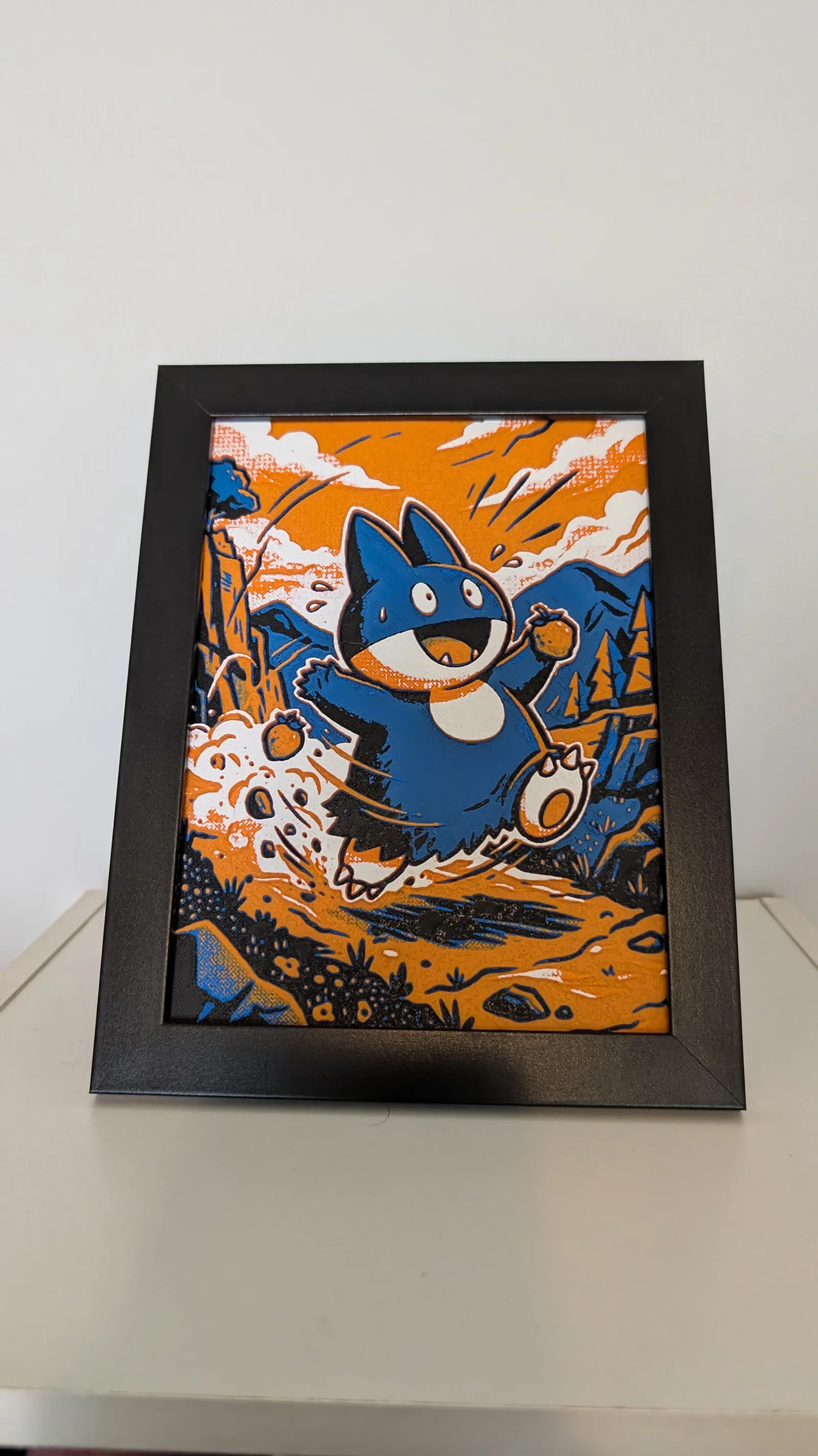 Munchlax Pokemon 6x8 Hueforge
