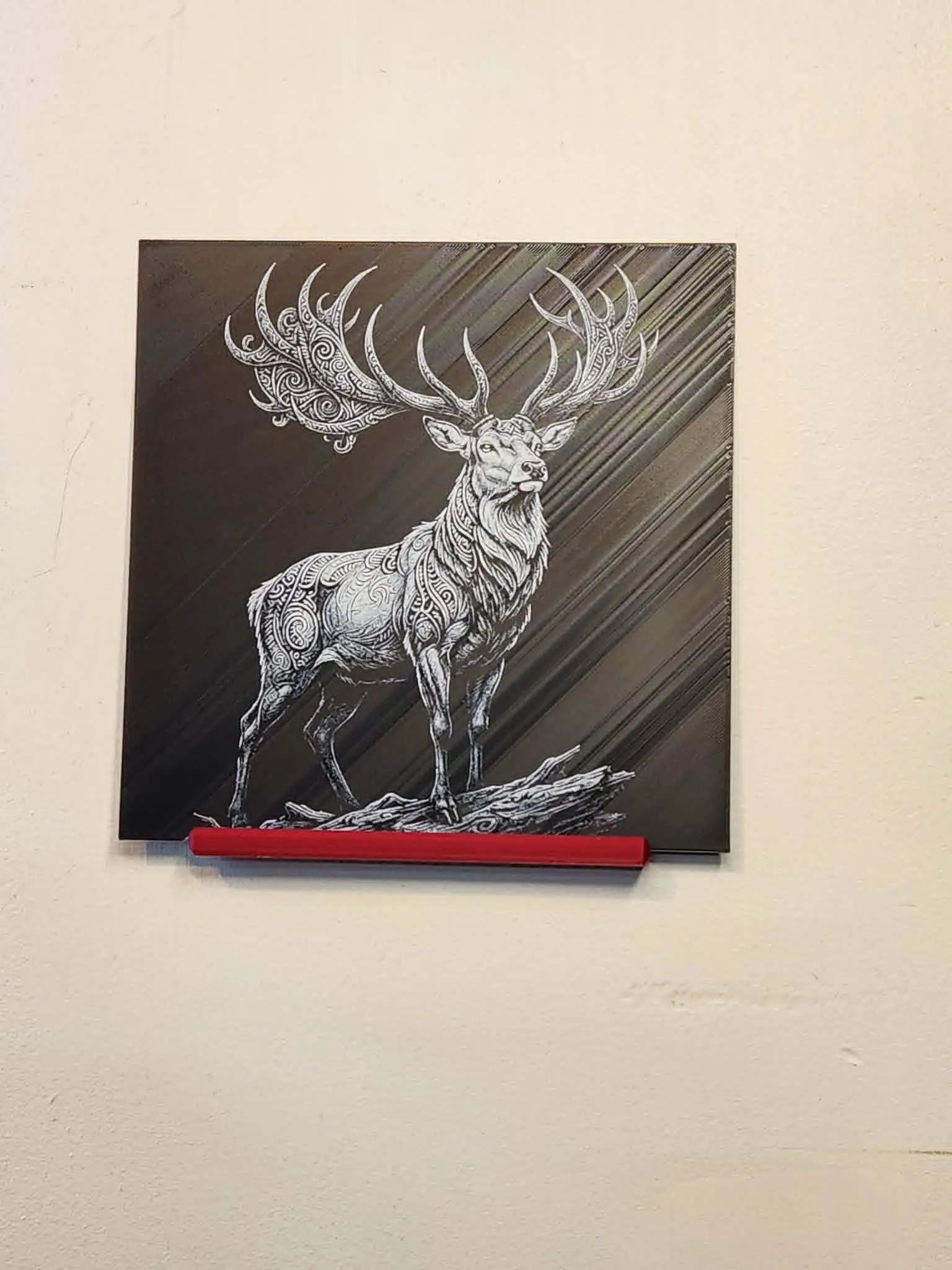 Hueforge - Detailed Ornate Stag Standing Portrait