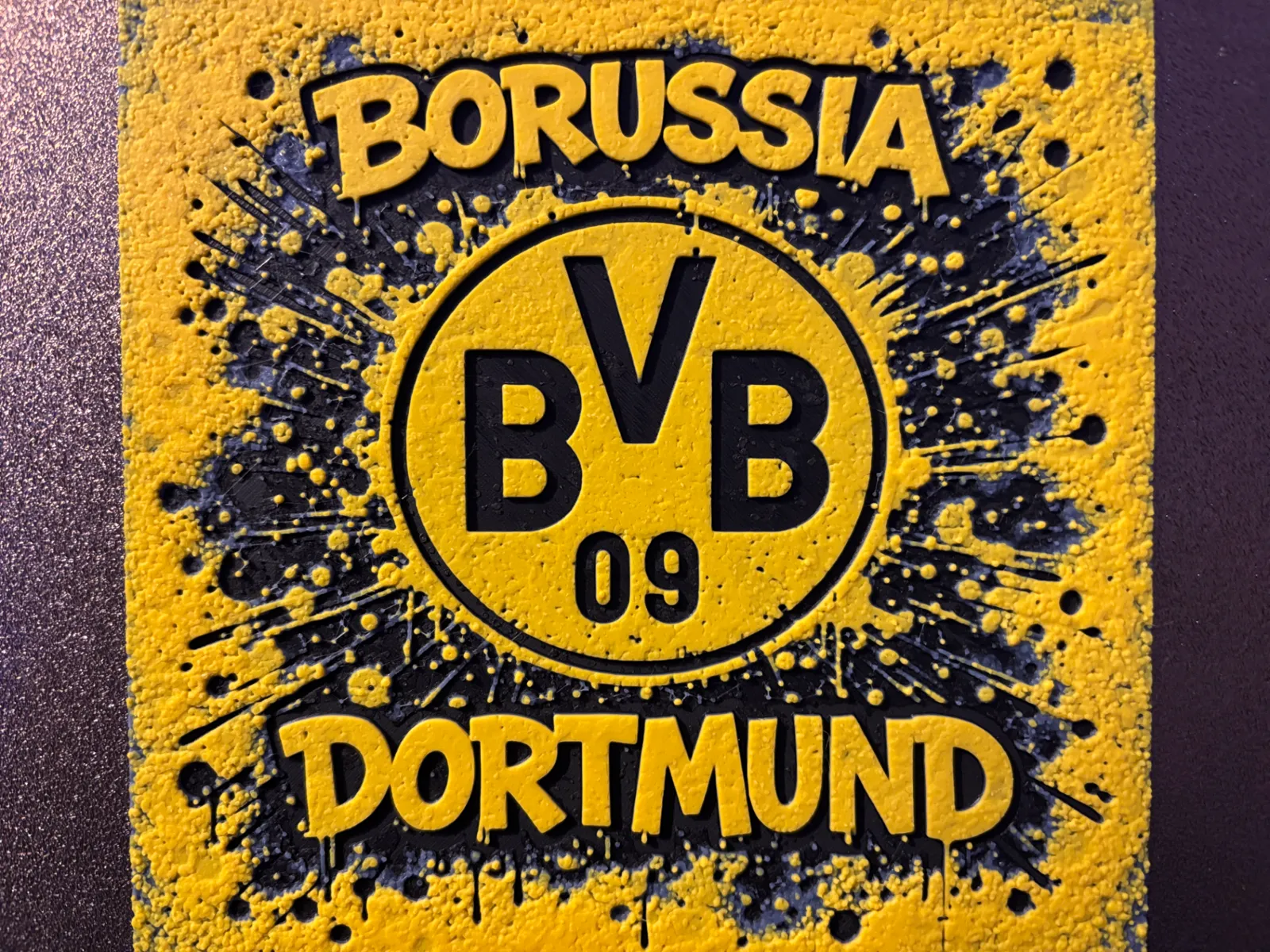 Borussia Dortmund - BVB 09 - Graffiti Hueforge