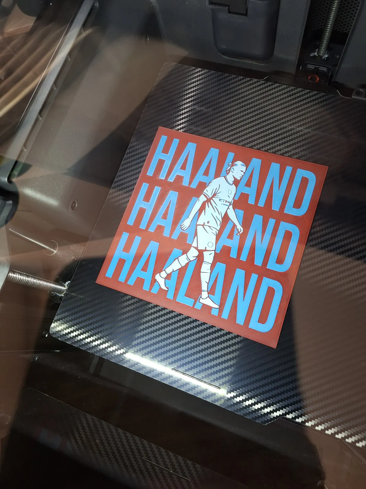 Haaland Stride - Hueforge Wall Art