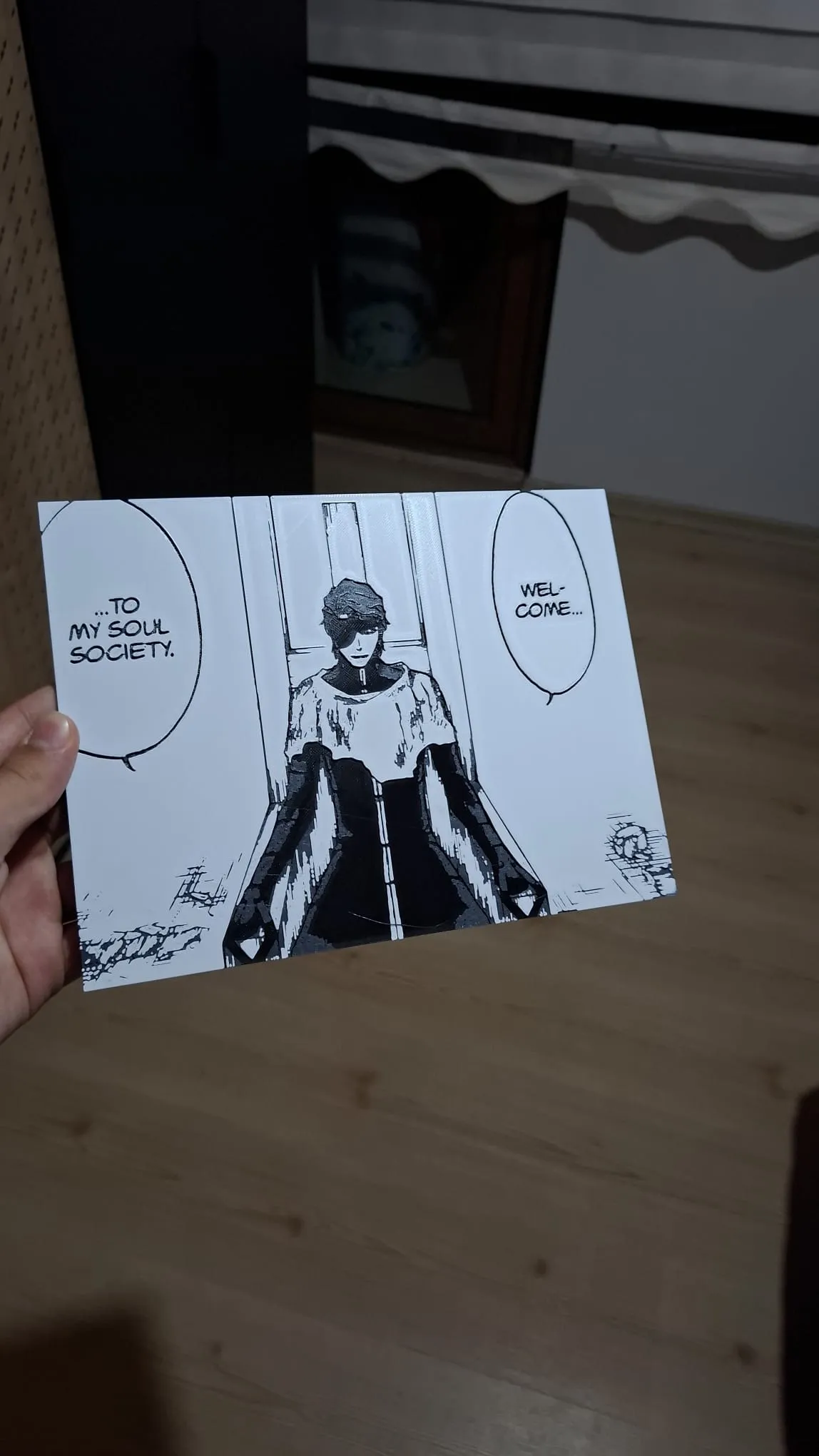 Bleach Aizen Welcome To My Soul Society 2D WallArt