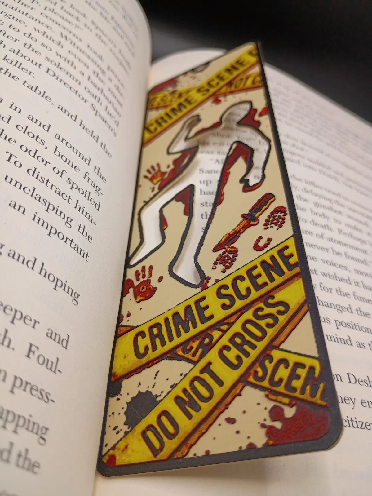 Crime Scene, Mystery Bookmark