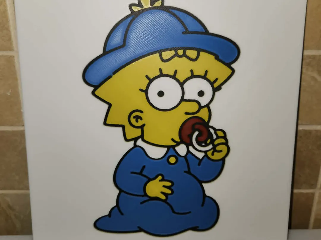 Hueforge - Maggie Simpsons