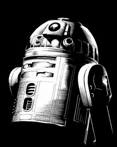 R2D2 Star Wars Wall Art / HueForge / 2d art /