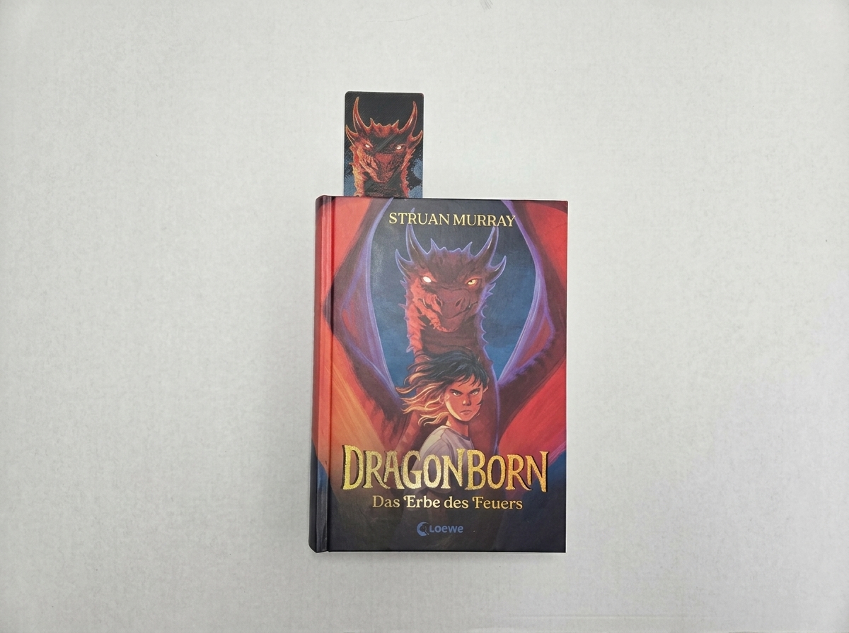 Dragenborn Lesezeichen erstes Buch HueForge Chroma